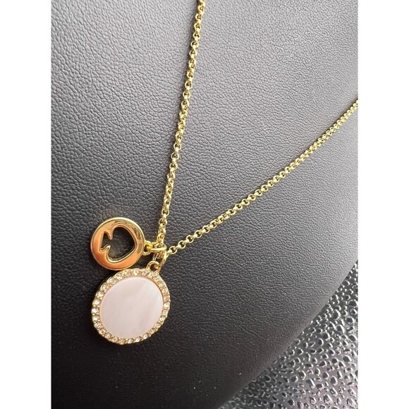 Kate Spade Hole Punch and MOP Necklace - Picture 1 of 10